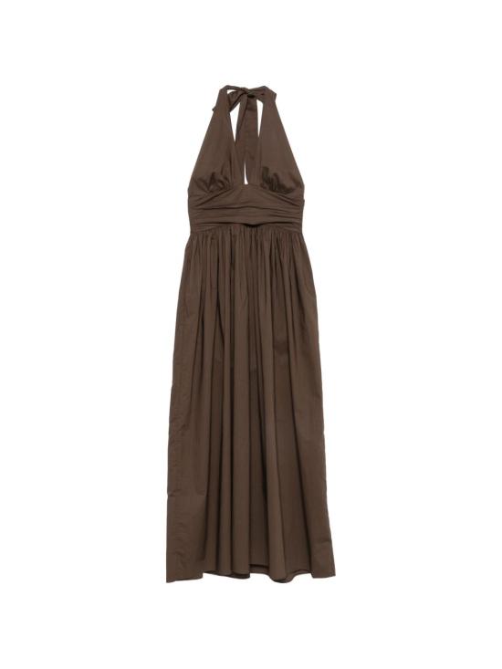 26SS 마토 롱 원피스 KHMDRPLCHC BROWN