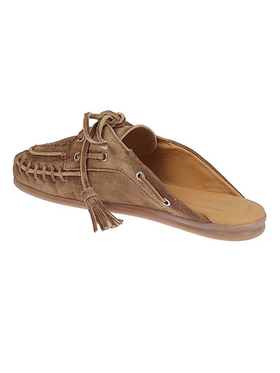 26SS 포사 샌들 BOATLOAFERFRINGESUEDECHOCOLATE BROWN - POSA