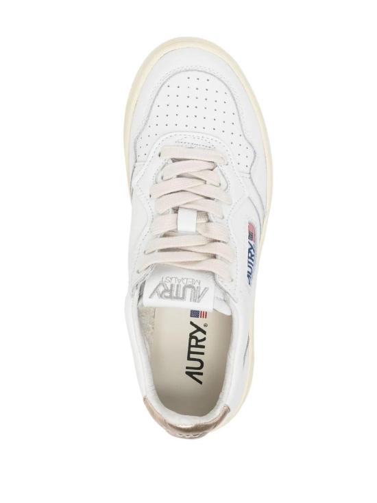 26FW 오트리 메달리스트 로우 레더 스니커즈 AULWLL06 GOLD - AUTRY