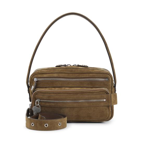 26FW 아크네 스튜디오 카메로 파티 스웨이드 백 C10284295 BROWN
