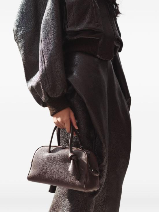 26FW 자크뮈스 TURISMO 투리스모 소프트 스몰 볼링 토트벡 BAW00416AC03A03880 BROWN - JACQUEMUS