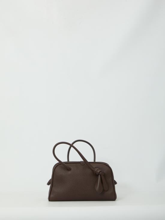 26FW 자크뮈스 TURISMO 투리스모 소프트 스몰 볼링 토트벡 BAW00416AC03A03880 BROWN
