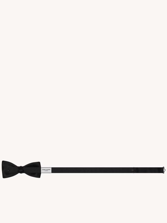 26FW 생로랑 이브 보우 타이 7373053Y0111000 BLACK - SAINT LAURENT