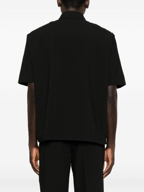 26FW 엠포리오 아르마니 반팔 셔츠 EM006712AF28011UC001 BLACK - EMPORIO ARMANI