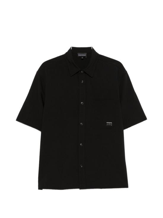26FW 엠포리오 아르마니 반팔 셔츠 EM006712AF28011UC001 BLACK