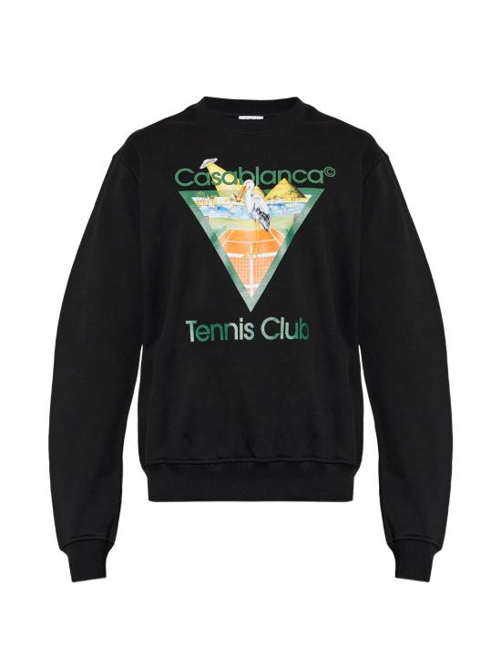 26FW 카사블랑카 스웨터 MPF26JTP293 04 TENNIS CLUB TRIANGLE