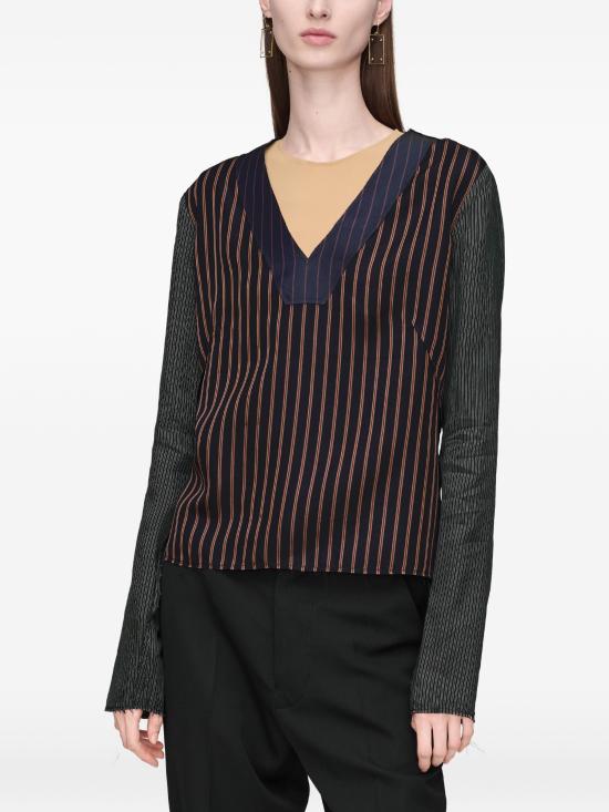 26FW 마르지엘라 스웨터 S51NH0010MTN187 001F BLUE BLACK - MAISON MARGIELA