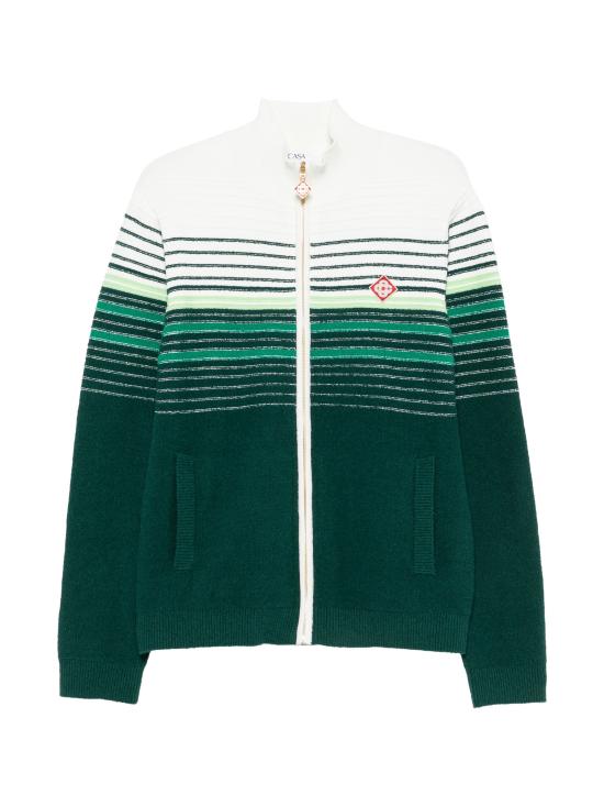 26FW 카사블랑카 자켓 MPF26KW1419 01 WHITE GREEN