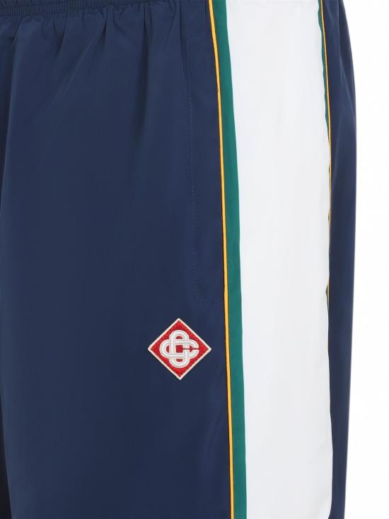 26FW 카사블랑카 스트레이트 팬츠 MPF26TR458 01 NAVY GREEN WHITE YELLOW - CASABLANCA