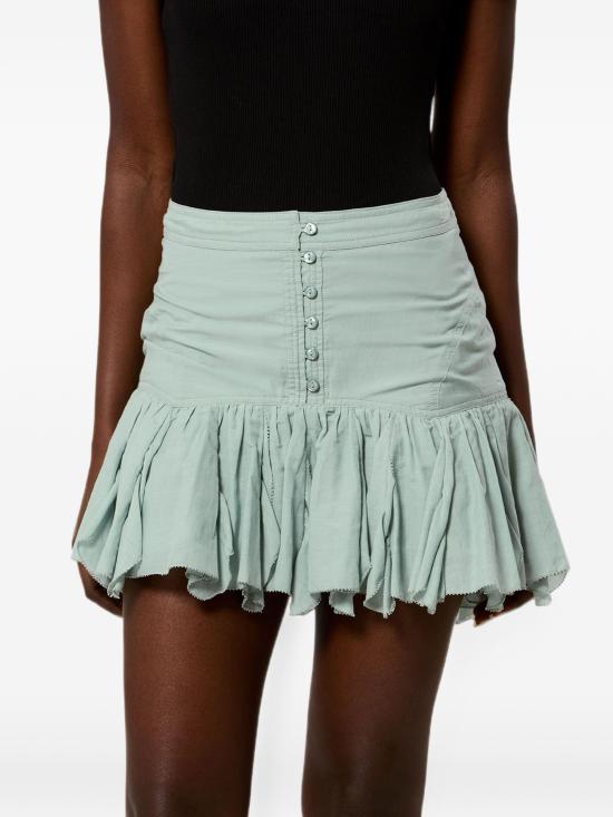 26FW 이자벨마랑에뚜왈 다닌 코튼 스케이터 스커트 JU0512FBB3J04E 60SE SAGE - ISABEL MARANT ETOILE