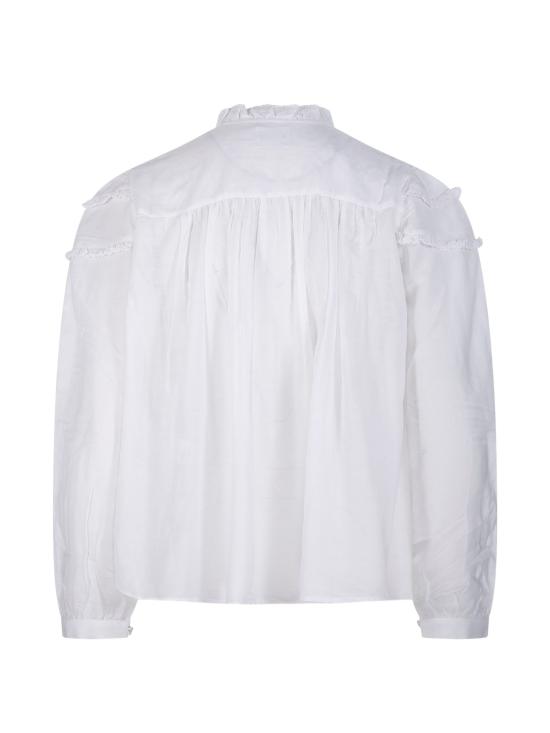 26FW 이자벨마랑에뚜왈 크리스타 블라우스 HT0681FBB3J04E 20WH WHITE - ISABEL MARANT ETOILE