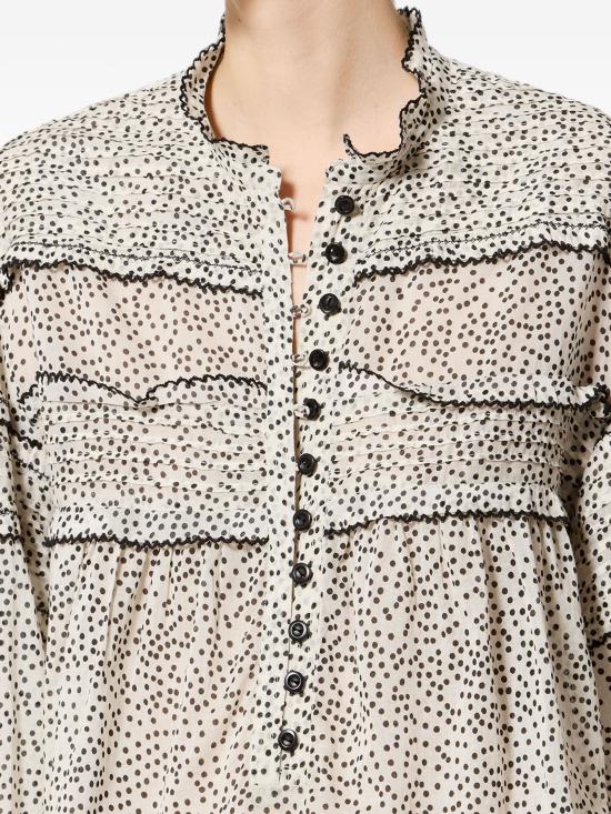 26FW 이자벨마랑에뚜왈 반팔 티셔츠 HT0914FAD3J03E ECBK ECRU BLACK - ISABEL MARANT ETOILE
