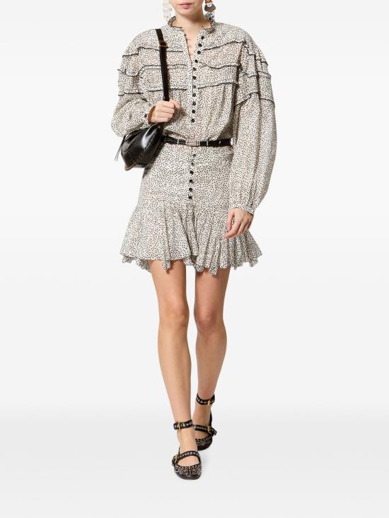 26FW 이자벨마랑에뚜왈 반팔 티셔츠 HT0914FAD3J03E ECBK ECRU BLACK - ISABEL MARANT ETOILE