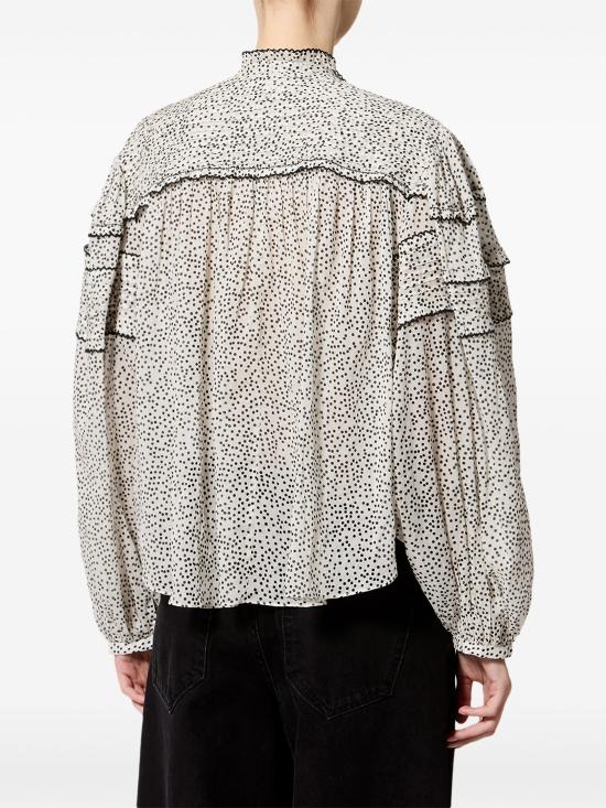 26FW 이자벨마랑에뚜왈 반팔 티셔츠 HT0914FAD3J03E ECBK ECRU BLACK - ISABEL MARANT ETOILE
