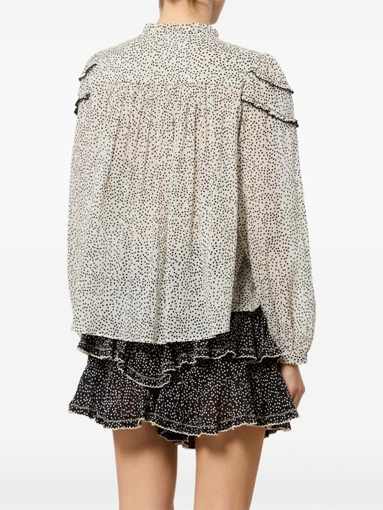 26FW 이자벨마랑에뚜왈 반팔 티셔츠 HT0681FAD3J03E ECBK ECRU BLACK - ISABEL MARANT ETOILE