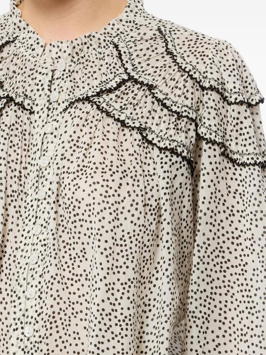 26FW 이자벨마랑에뚜왈 반팔 티셔츠 HT0681FAD3J03E ECBK ECRU BLACK - ISABEL MARANT ETOILE
