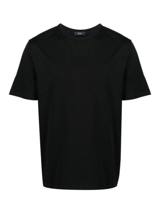 26FW 에르노 슈퍼파인 코튼 스트레치 티셔츠 JG000174U52003 9300 BLACK