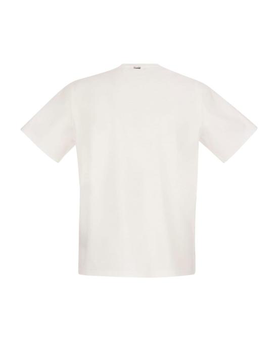 26FW 에르노 슈퍼파인 코튼 스트레치 티셔츠 JG000174U52003 1000 WHITE - HERNO