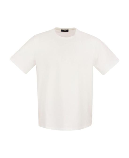 26FW 에르노 슈퍼파인 코튼 스트레치 티셔츠 JG000174U52003 1000 WHITE