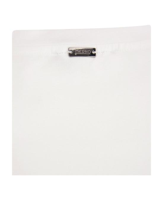 26FW 에르노 슈퍼파인 코튼 스트레치 티셔츠 JG000174U52003 1000 WHITE - HERNO