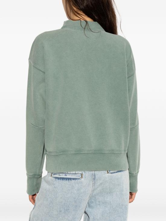 26FW 이자벨마랑에뚜왈 모비 코튼 스웨트셔츠 로고 SW0003FAD1M04E SEEC SAGE ECRU - ISABEL MARANT ETOILE