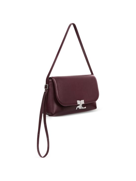 26FW 쿠레쥬 숄더백 326GSA240CR0027 4010 BURGUNDY - COURREGES