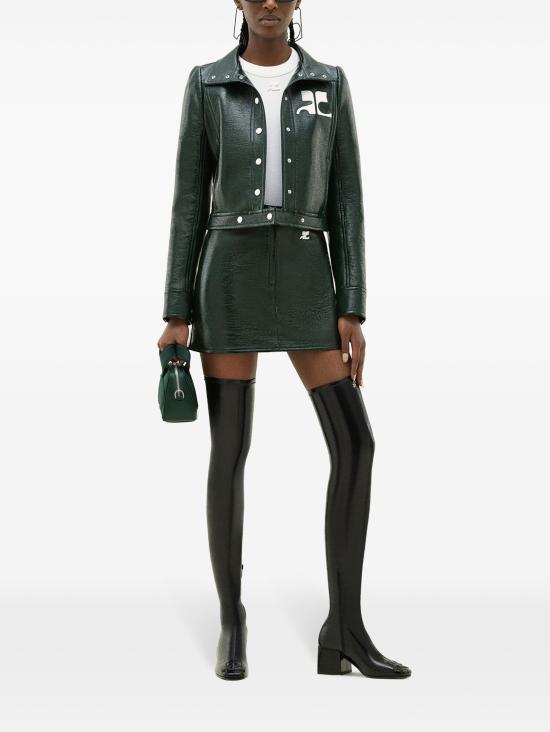 26FW 쿠레쥬 자켓 PERCBL005VY0014 8081 VERT FONCE - COURREGES