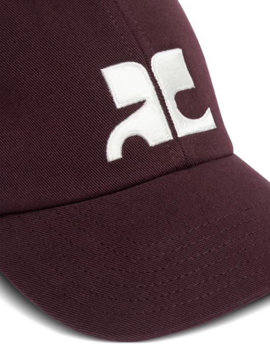 26FW 쿠레쥬 볼캡 326TCT050CO0134 4010 BURGUNDY - COURREGES