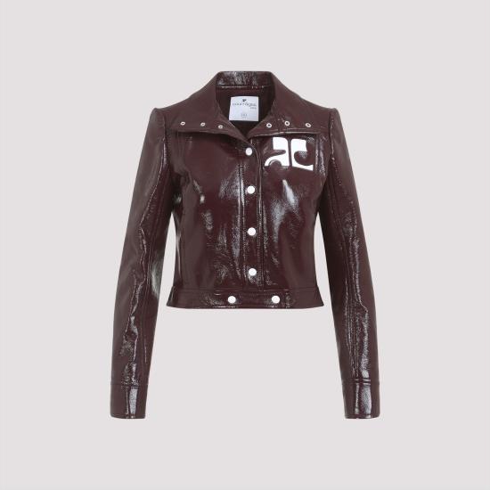 26FW 쿠레쥬 자켓 PERCBL005VY0014 4010 BURGUNDY - COURREGES