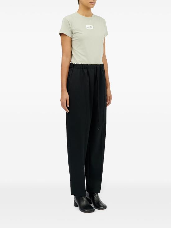 26SS MM6 메종마르지엘라 스트레이트 팬츠 S52KA0512 900 BLACK - MM6 MAISON MARGIELA