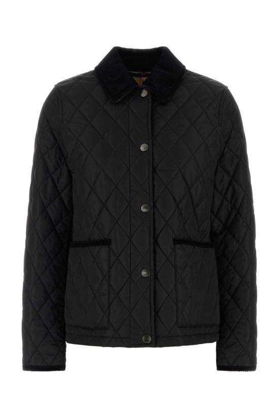 26FW 버버리 퀼팅 나일론 자켓 8107510 C1900 BLACK SAND IP CHECK