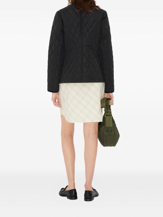 26FW 버버리 퀼팅 나일론 자켓 8107510 C1900 BLACK SAND IP CHECK - BURBERRY