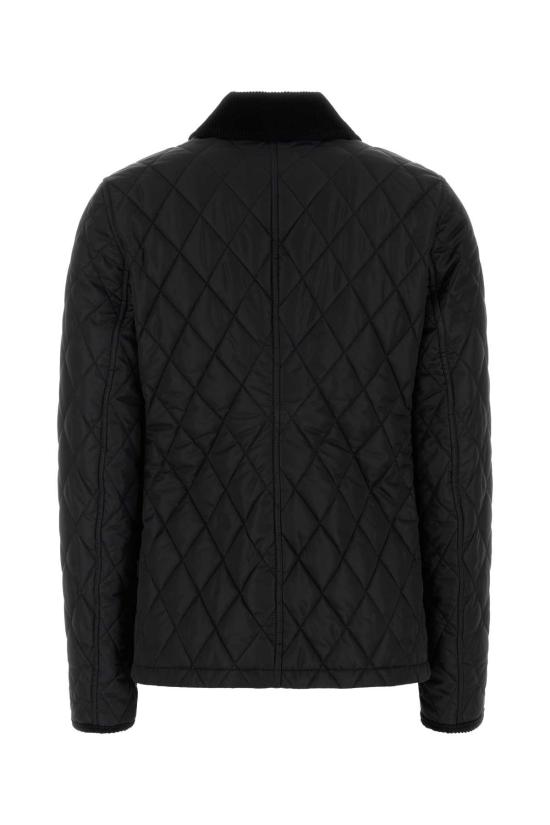 26FW 버버리 퀼팅 나일론 자켓 8107510 C1900 BLACK SAND IP CHECK - BURBERRY