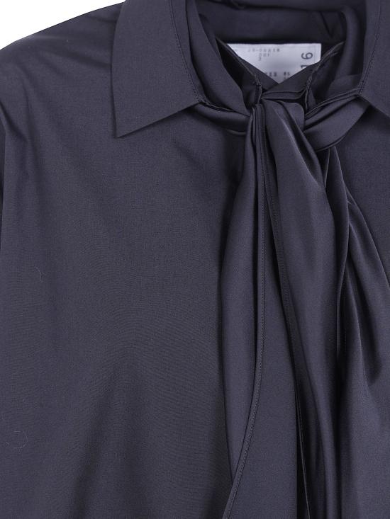 26FW 사카이 셔츠 2608616 001 BLACK - SACAI