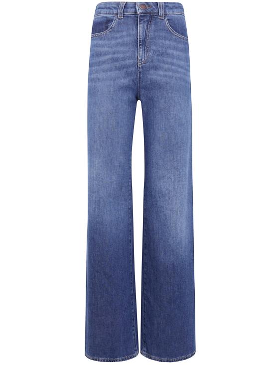 26FW 엠포리오 아르마니 스트레이트 팬츠 EW000749AF28397 MB002 BLUE - EMPORIO ARMANI