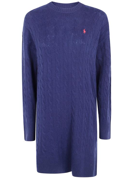 26FW 폴로 랄프로렌 미디 원피스 211B17446 001 BLUE