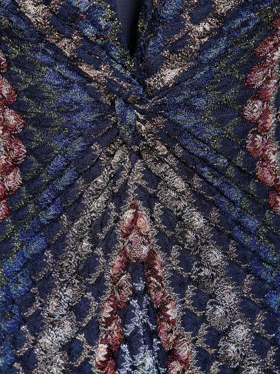 26FW 미소니 미디 원피스 DS26WG2HBR015P SMSPV MULTICOLOUR - MISSONI