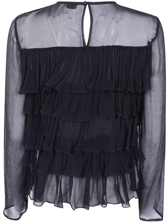 26FW 엘리자베타프랜치 셔츠 CA18766E2 110 BLACK - ELISABETTA FRANCHI