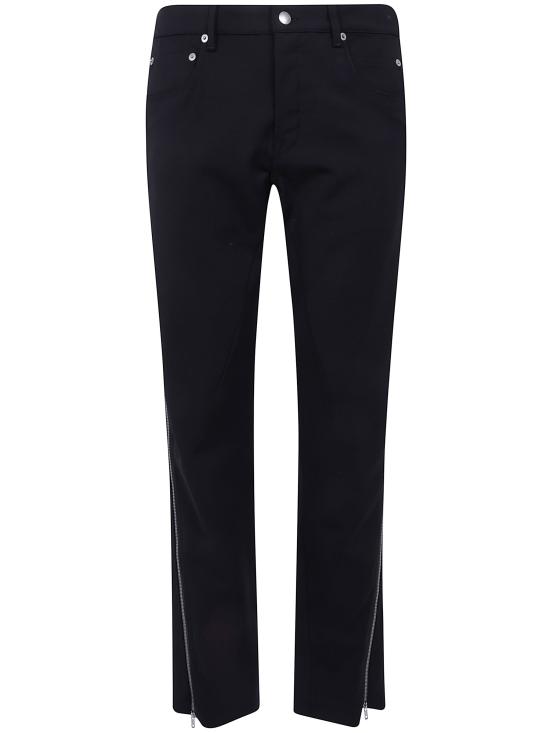 26FW 릭 오웬스 스트레이트 팬츠 RU02F4394WST 09 BLACK