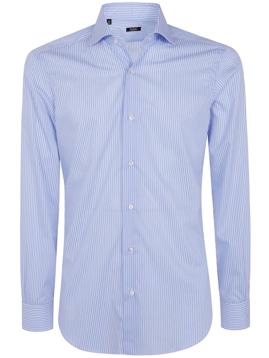 26FW 발바 긴팔 셔츠 I1U13P0157005U03 BLUE