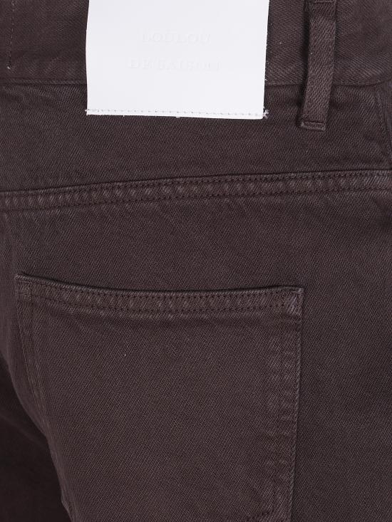 26FW 루루 드 세종 스트레이트 팬츠 SAMURLDS BROWN - LOULOU DE SAISON