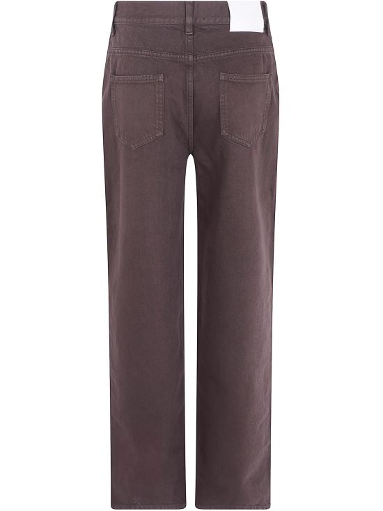 26FW 루루 드 세종 스트레이트 팬츠 SAMURLDS BROWN - LOULOU DE SAISON