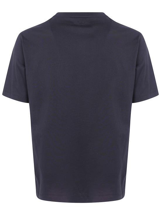 26FW 엠포리오 아르마니 반팔 티셔츠 EM006931AF23082 FC302 BLACK - EMPORIO ARMANI