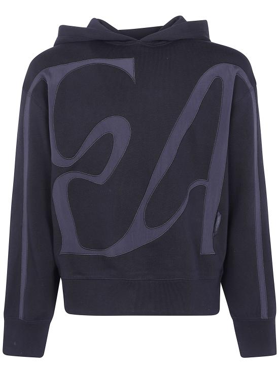 26FW 엠포리오 아르마니 후드 티셔츠 EM006815AF13713 UC001 BLACK