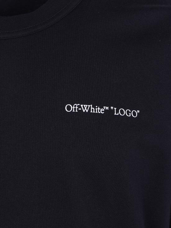 26FW 오프화이트 반팔 티셔츠 44MAA16MF26J00L001 BLACK - OFF WHITE