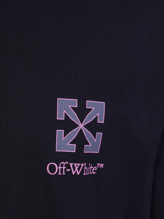 26FW 오프화이트 반팔 티셔츠 44MAA16MF26J00A001 BLACK - OFF WHITE