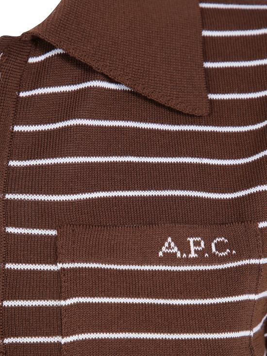 26FW 아페쎄 반팔 티셔츠 COHLPF23509 TCA BROWN - A.P.C.