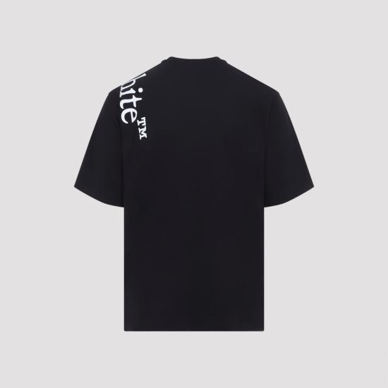 26FW 오프화이트 반팔 티셔츠 44MAA120F26J010001 BLACK - OFF WHITE
