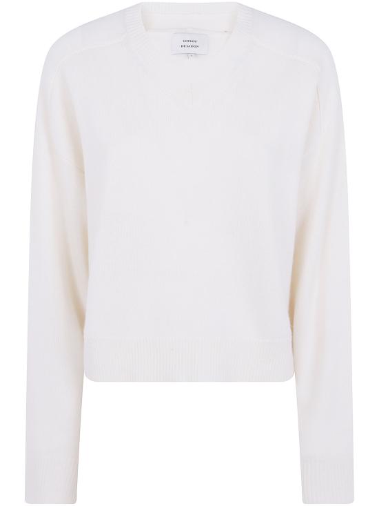 26FW 루루 드 세종 스웨터 ANZORLDS099 IVORY WHITE