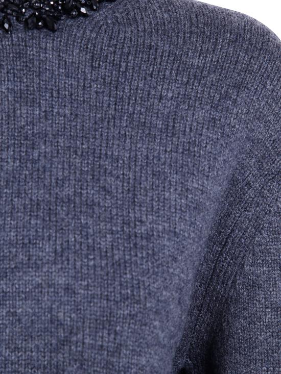 26FW 세미쿠튀르 스웨터 Y6WH71 Y47 GREY - SEMI-COUTURE